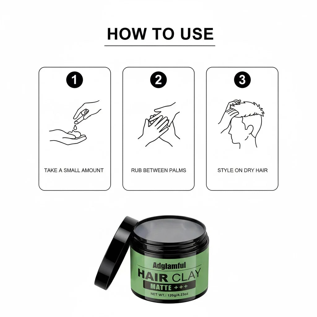 Adglamful Matte Texturizing Styling Clay